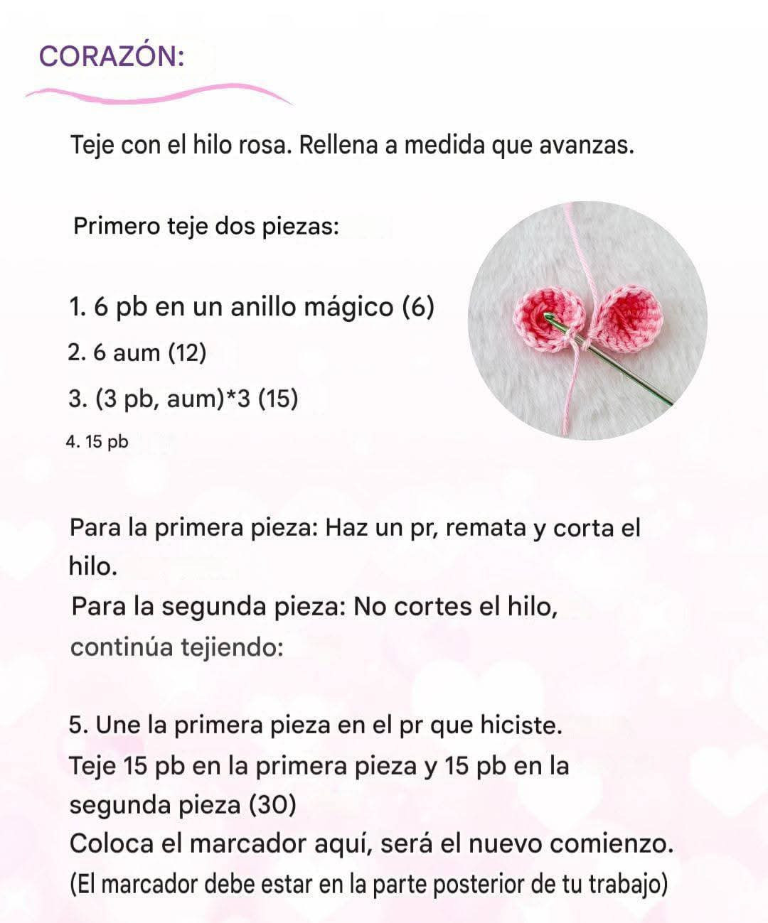 Patrón Gratis Gato Mochilero con Corazón Rosa - Amigurumi Fácil