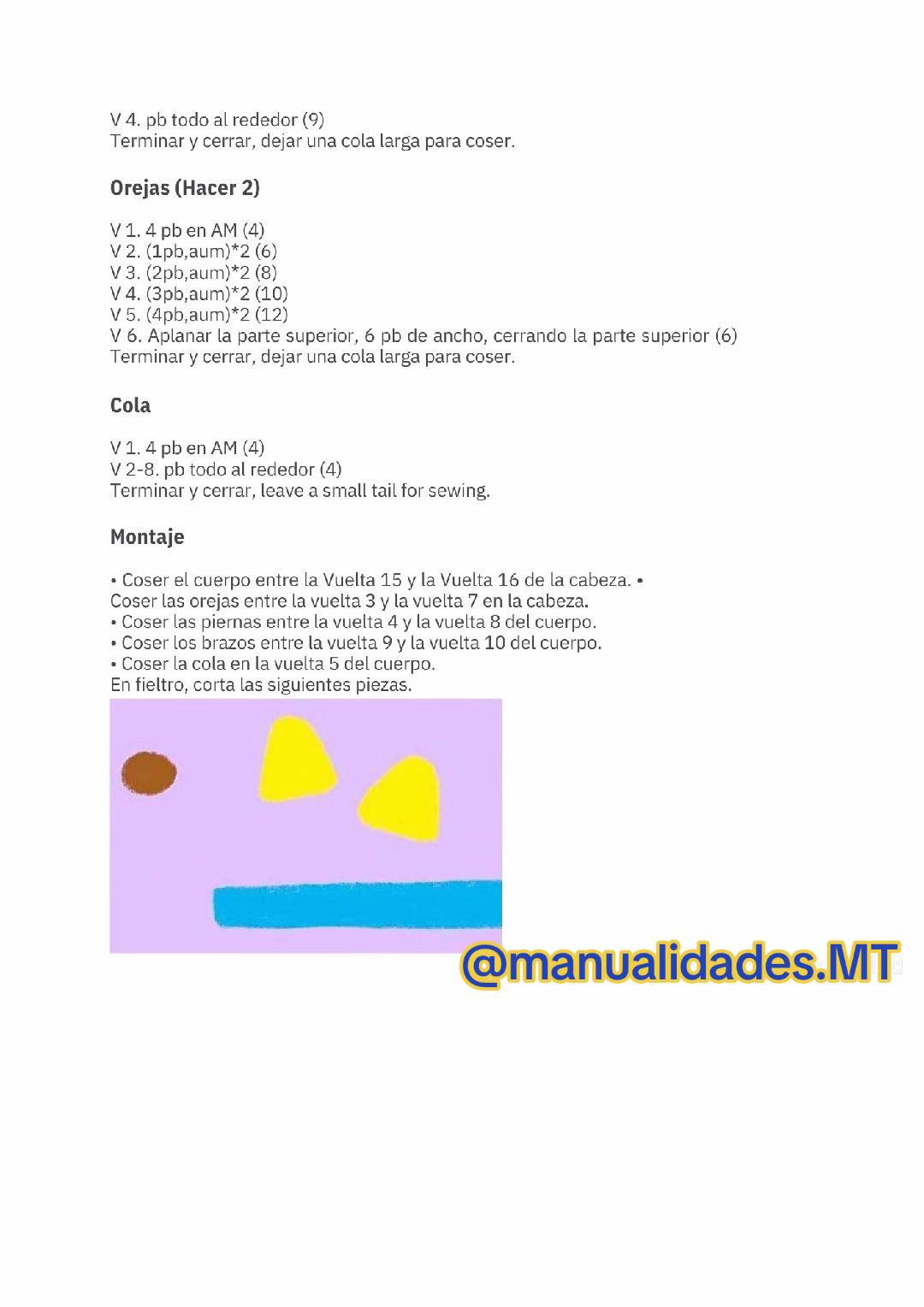 Patrón Gratis Gato Negro Amigurumi PDF