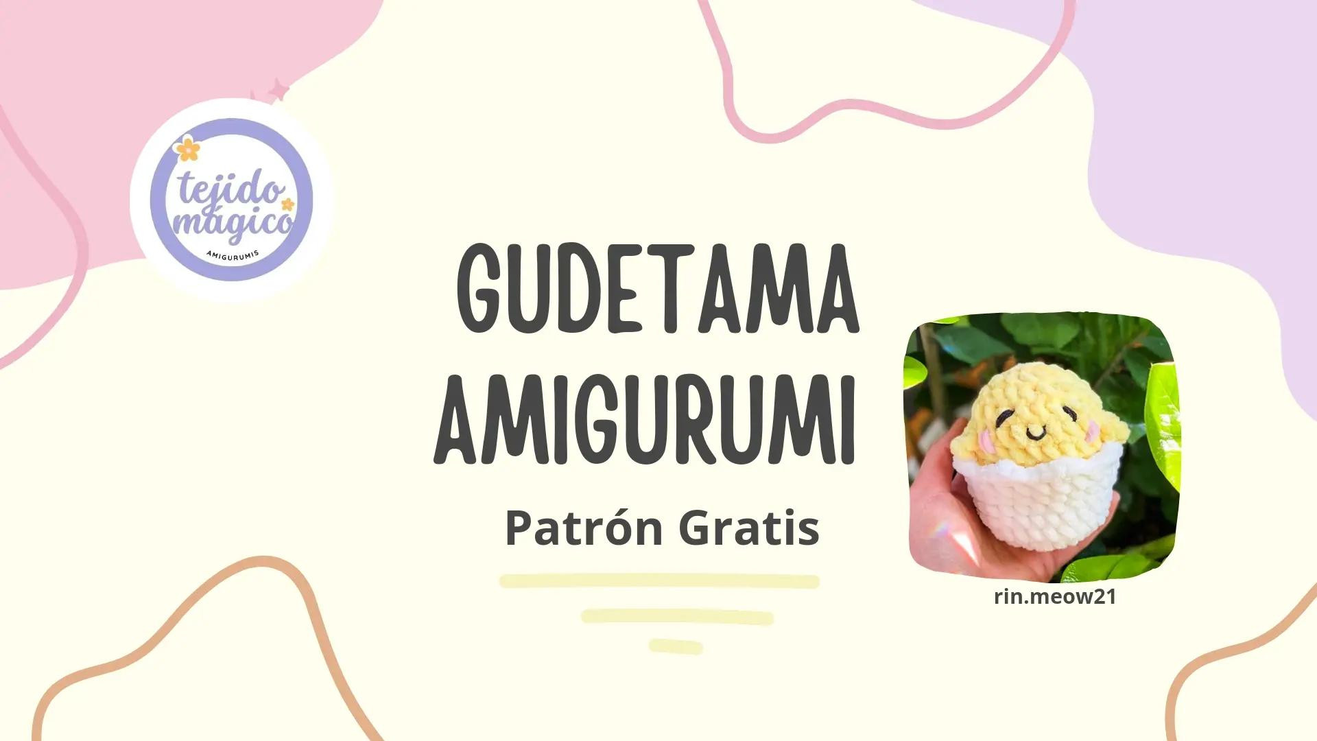 Patrón Gratis Gudetama Amigurumi: Guía de Crochet Paso a Paso