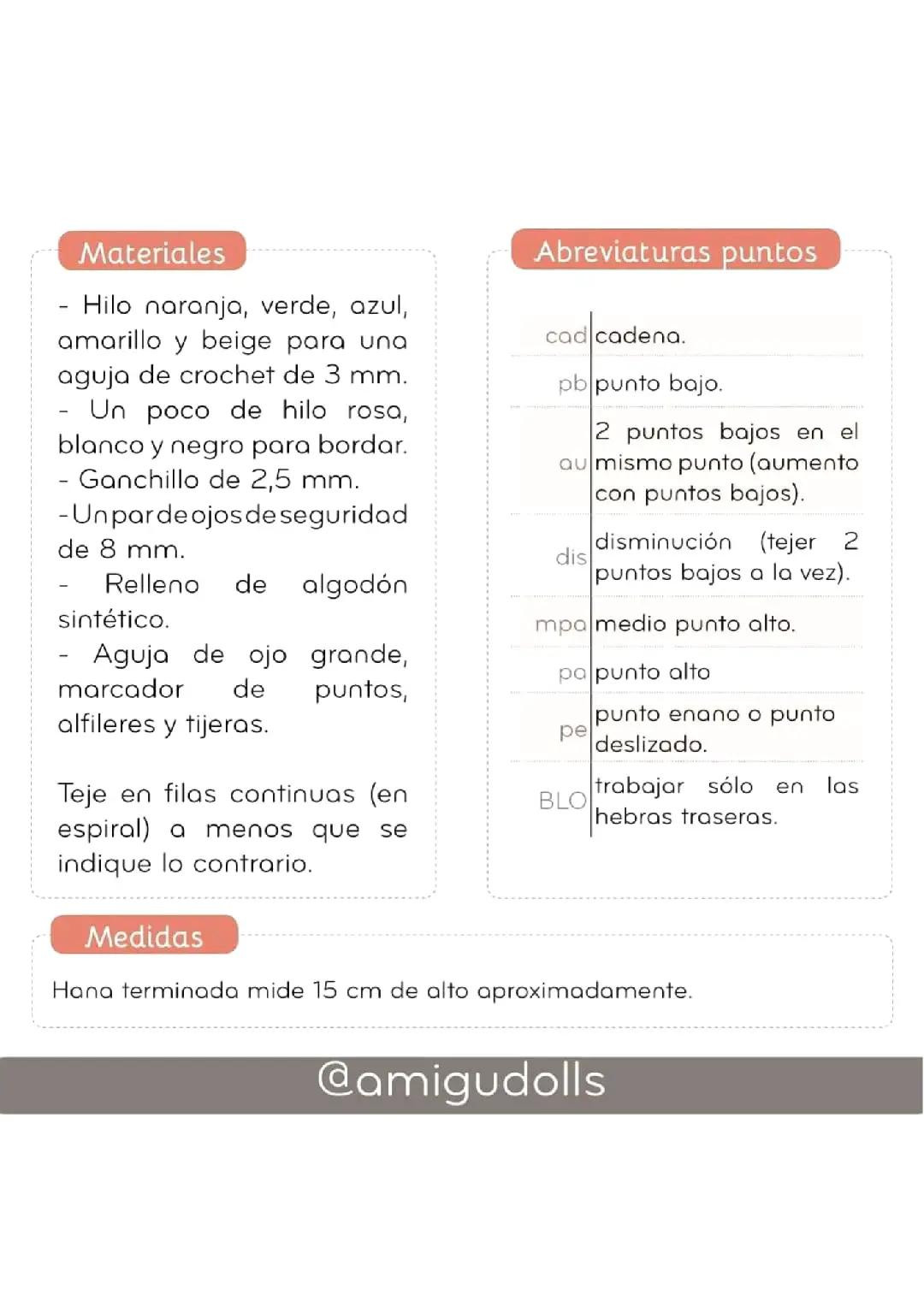 Patrón Gratis: Hana, la duende de la Primavera