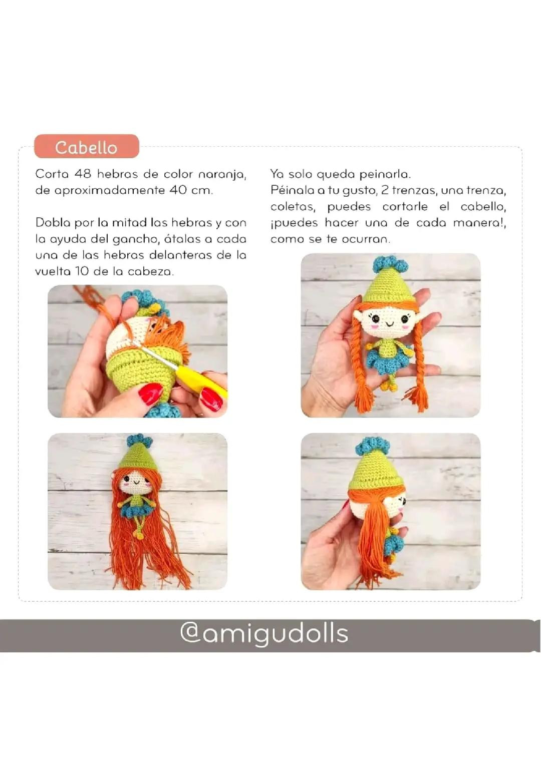 Patrón Gratis: Hana, la duende de la Primavera