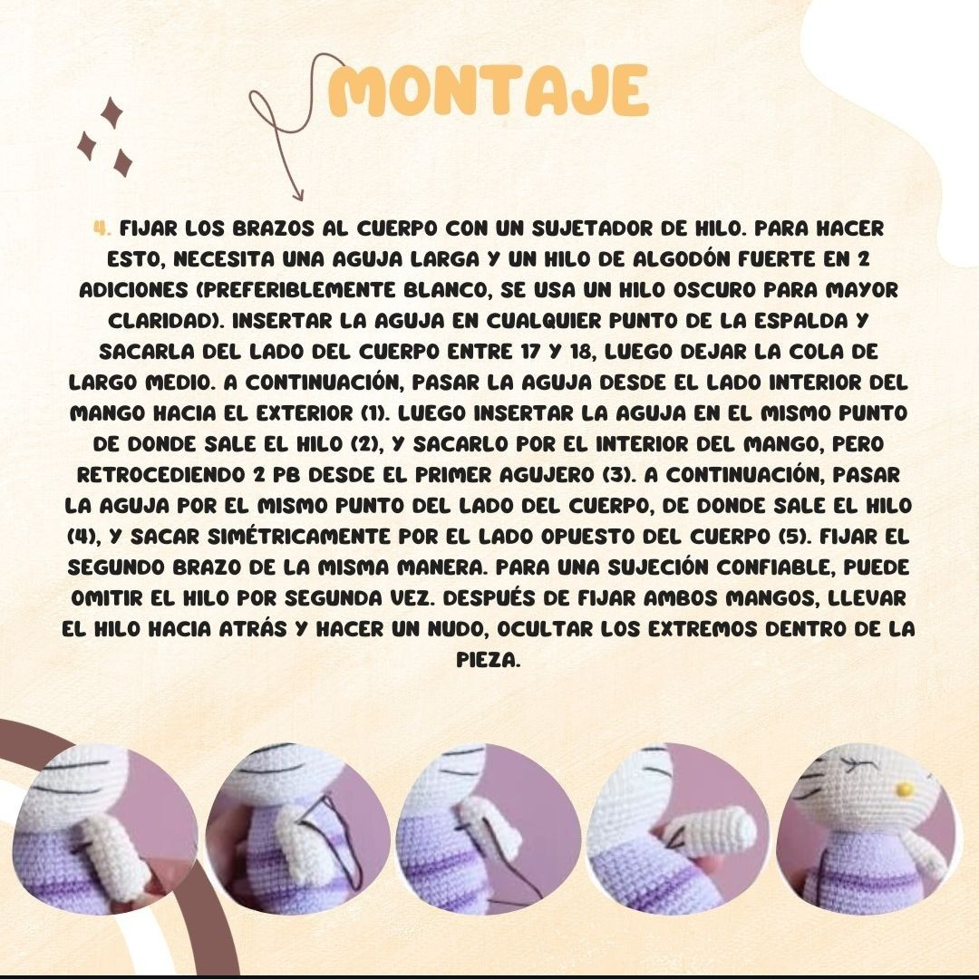 Patron Gratis Hello Kitty Abeja Amigurumi y Alas Mariquita Mariposa