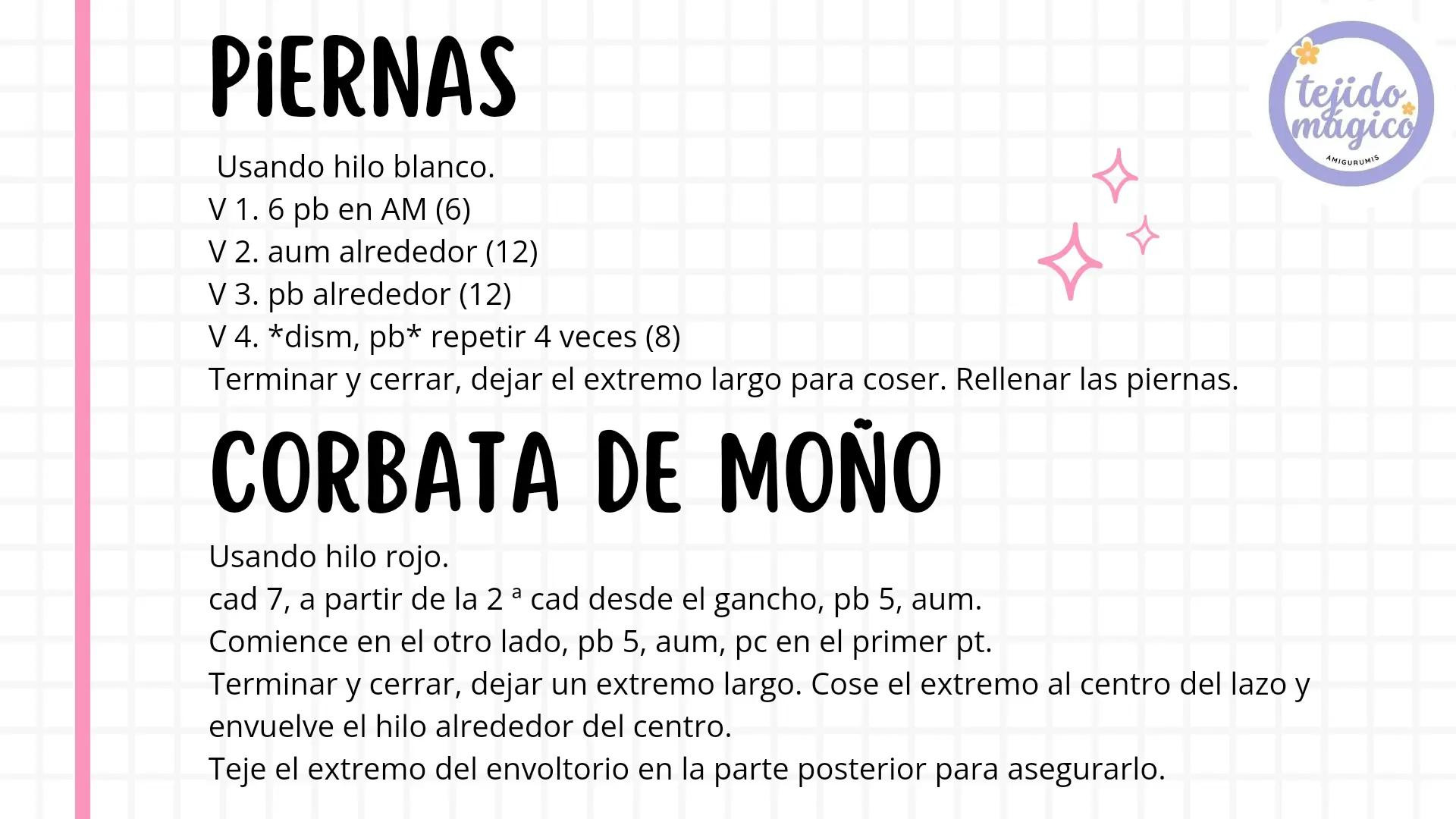 Patrón Gratis Hello Kitty Amigurumi: Guía paso a paso para tejer cabeza y cuerpo con hilo blanco, amarillo y azul