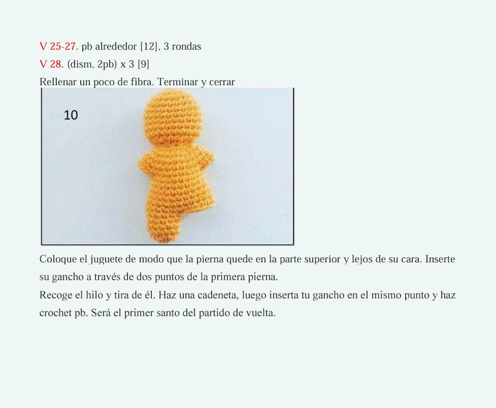 Patrón Gratis Hombre de Jengibre Amigurumi Fácil