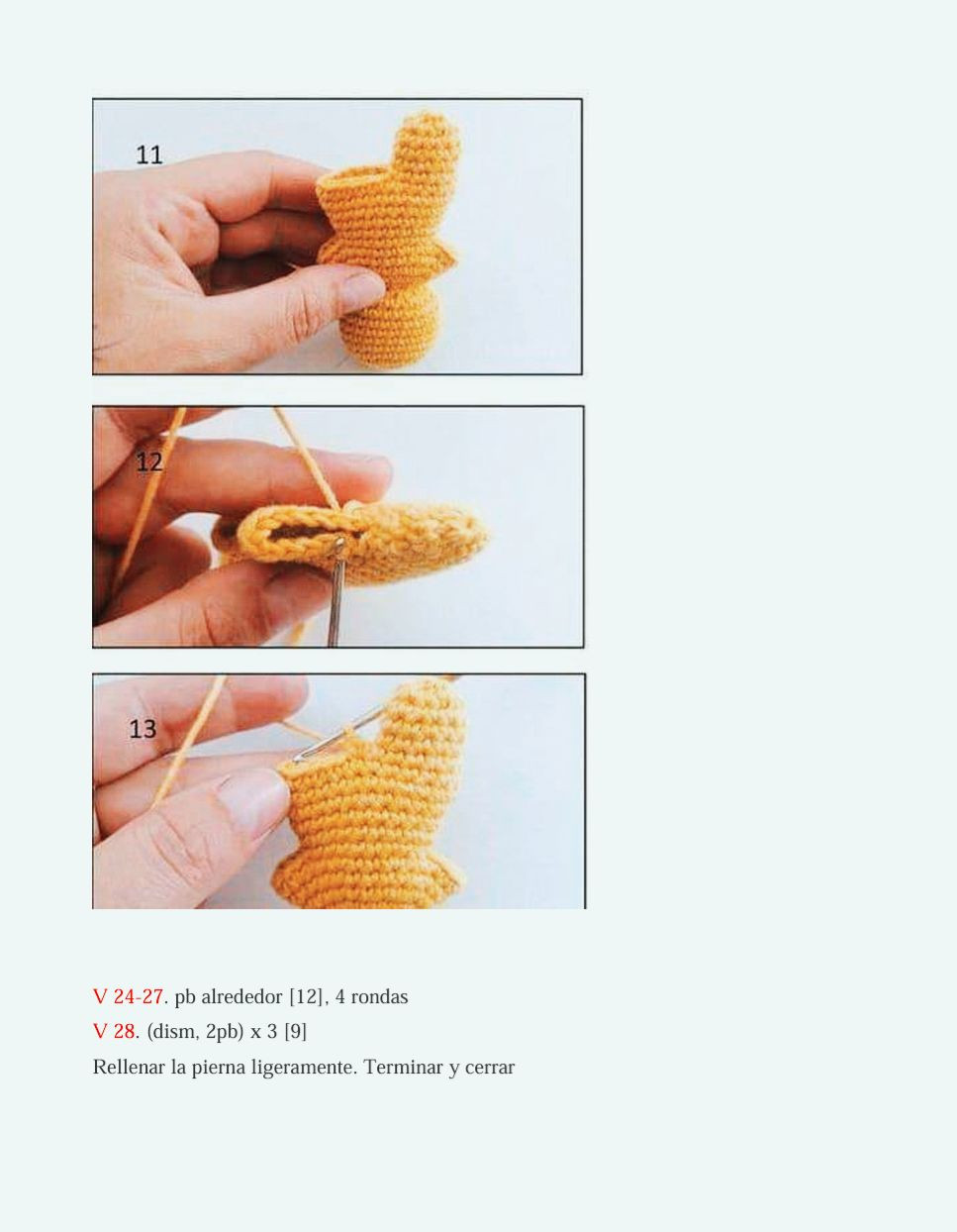 Patrón Gratis Hombre de Jengibre Amigurumi Fácil