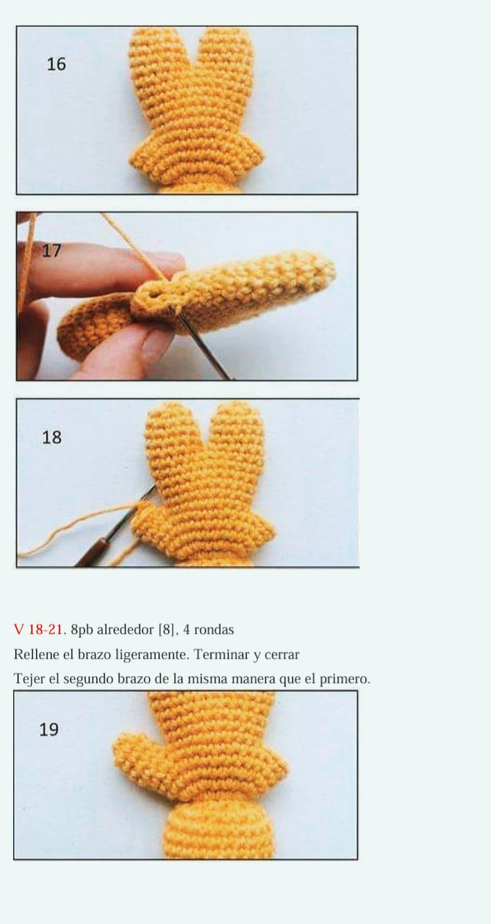 Patrón Gratis Hombre de Jengibre Amigurumi Fácil