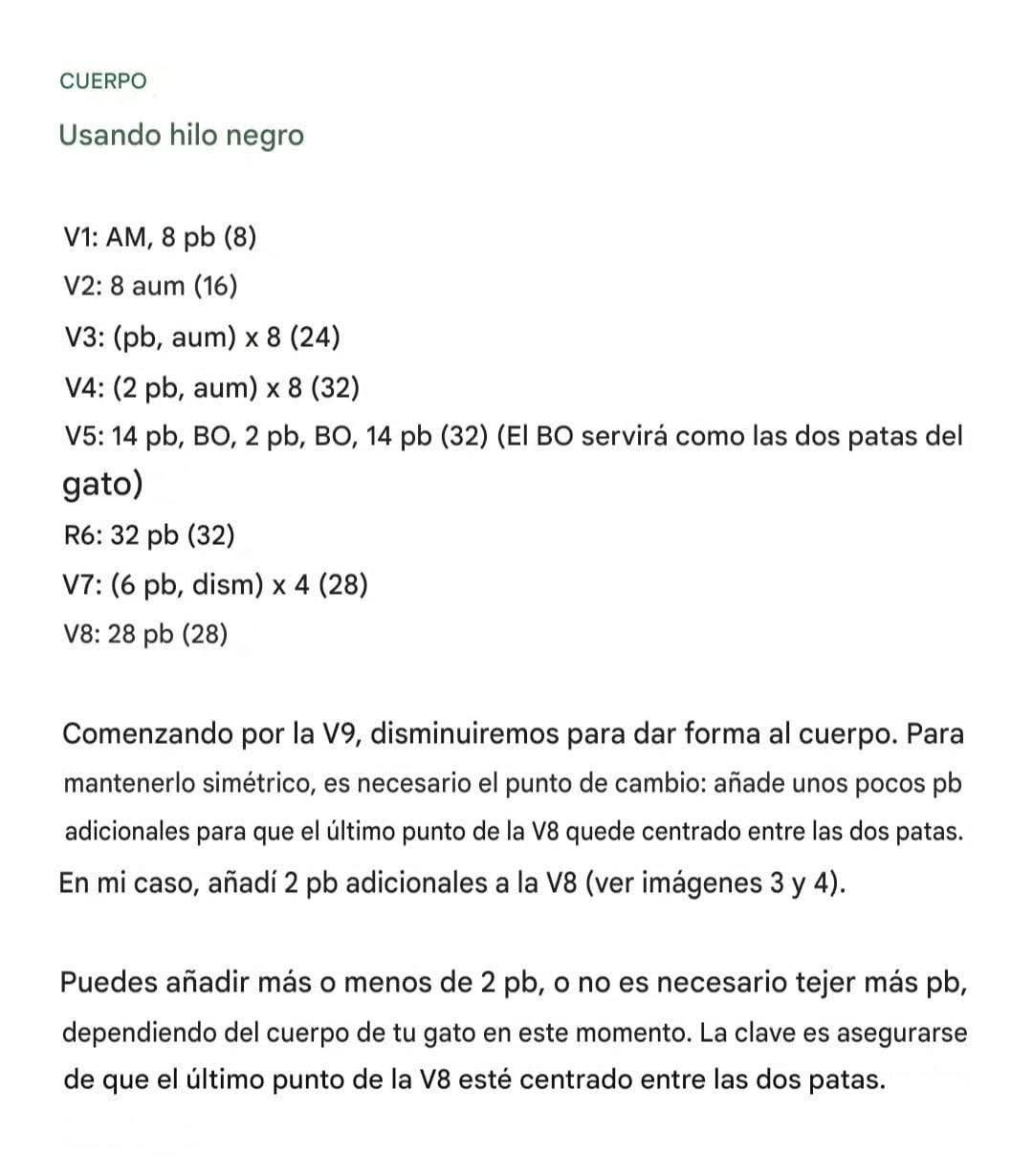 Patrón Gratis: Jiji el gato negro amigurumi