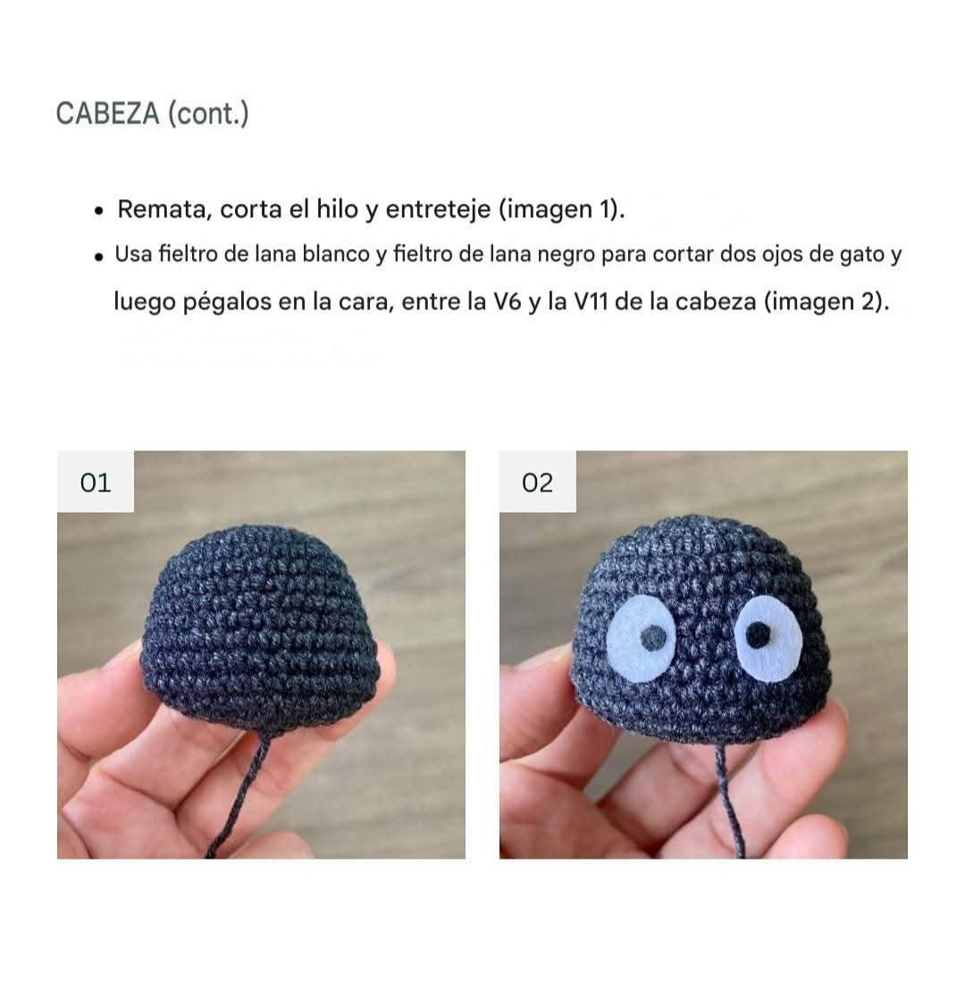 Patrón Gratis: Jiji el gato negro amigurumi