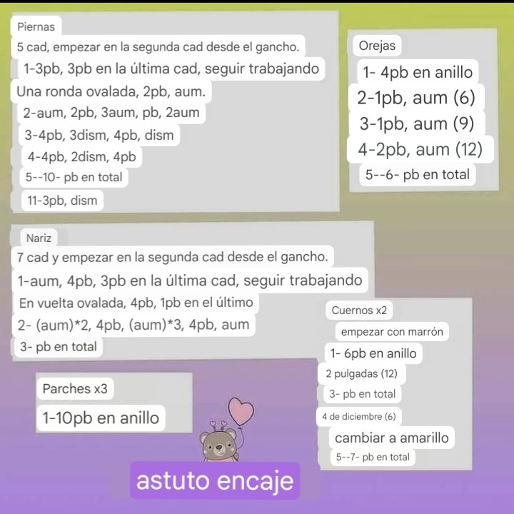 Patrón gratis: Jirafa amarilla amigurumi llavero