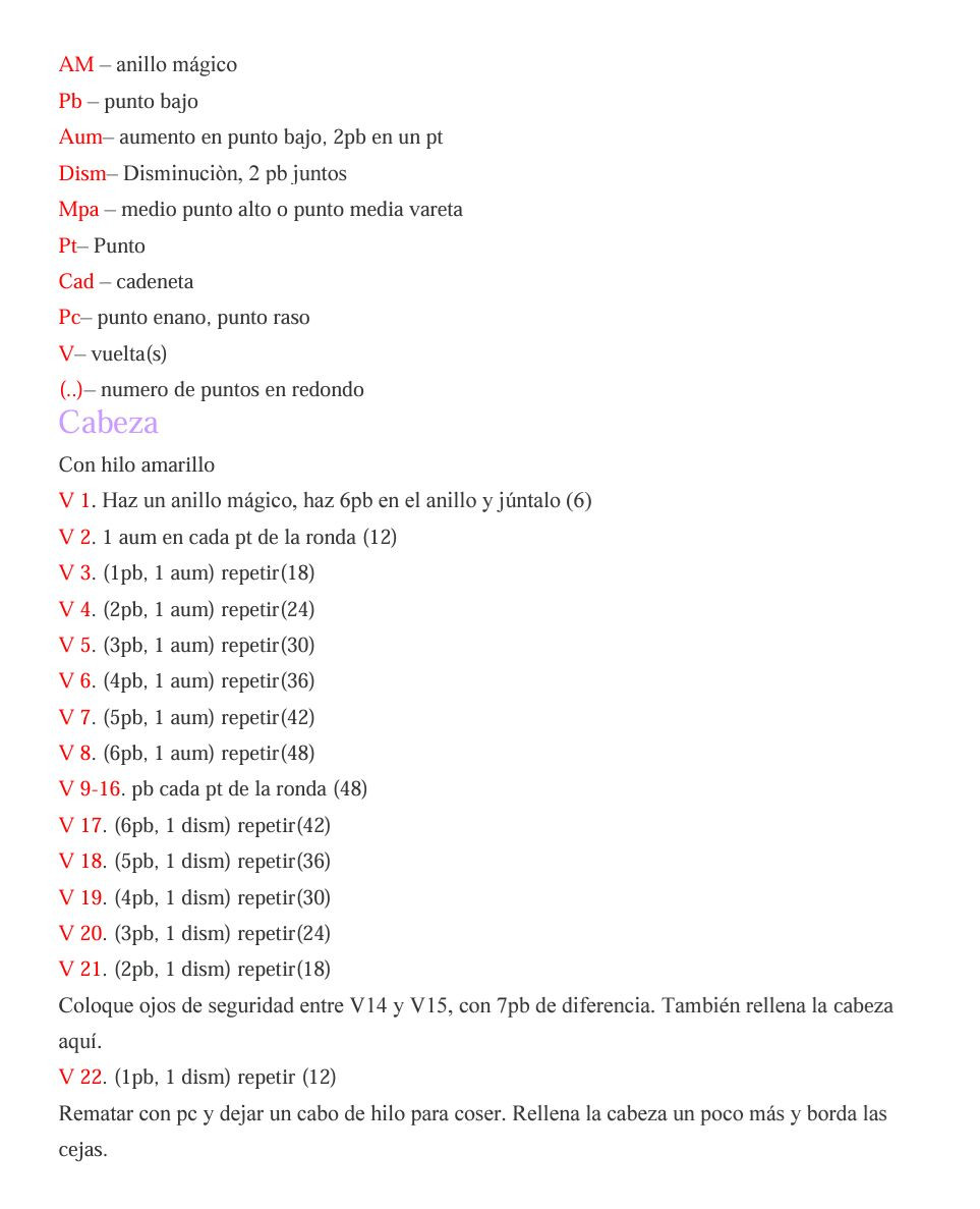 Patron Gratis Jirafa Amigurumi Amarilla y Marron PDF Paso a Paso