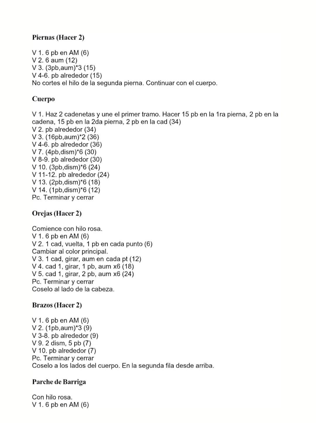 Patrón Gratis Koala Kawaii Amigurumi Azul y Rosa