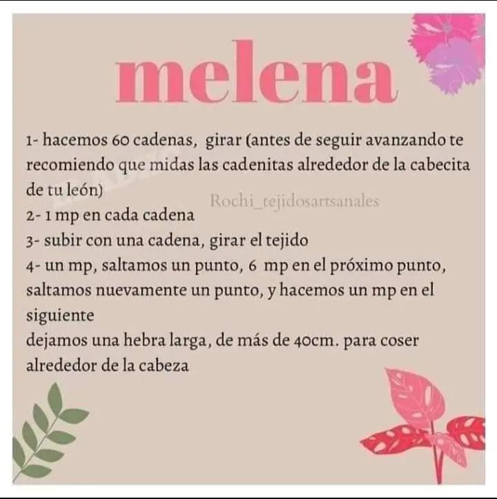 Patrón gratis leoncito amigurumi con argolla de madera