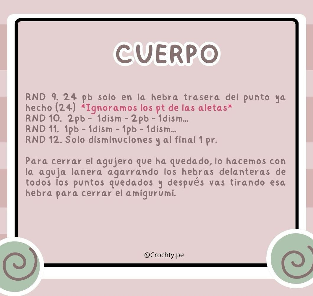 Patrón Gratis Little Ballenita Amigurumi Crochet