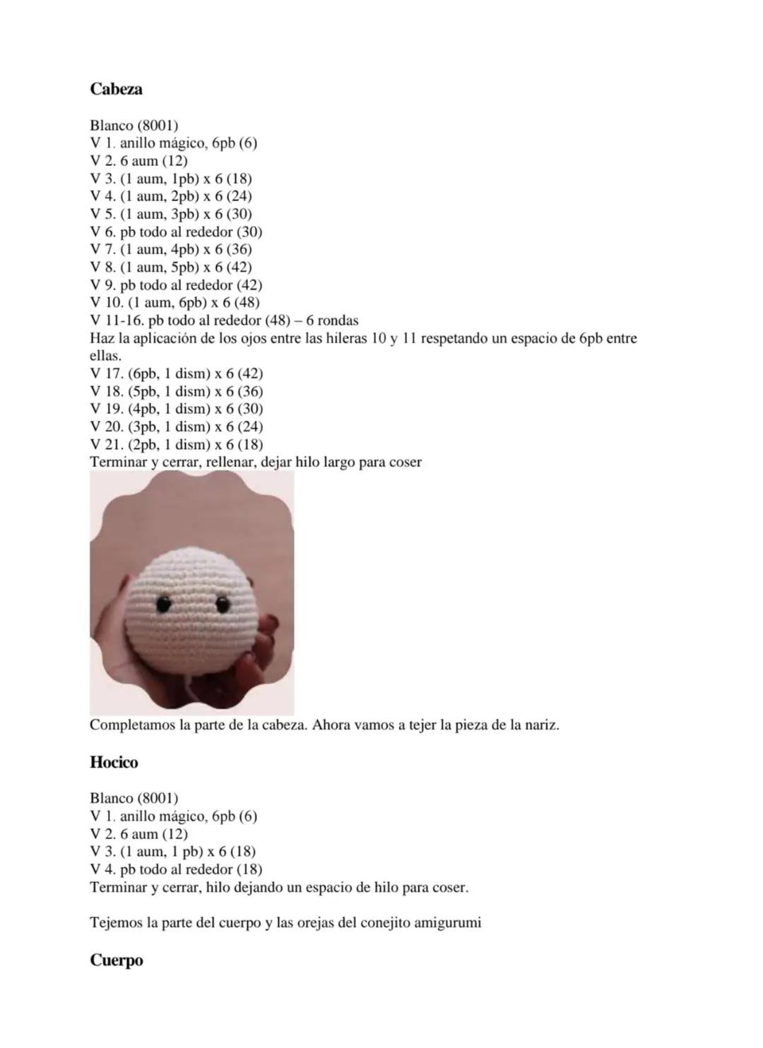 Patrón Gratis Lucía Conejo Amigurumi PDF