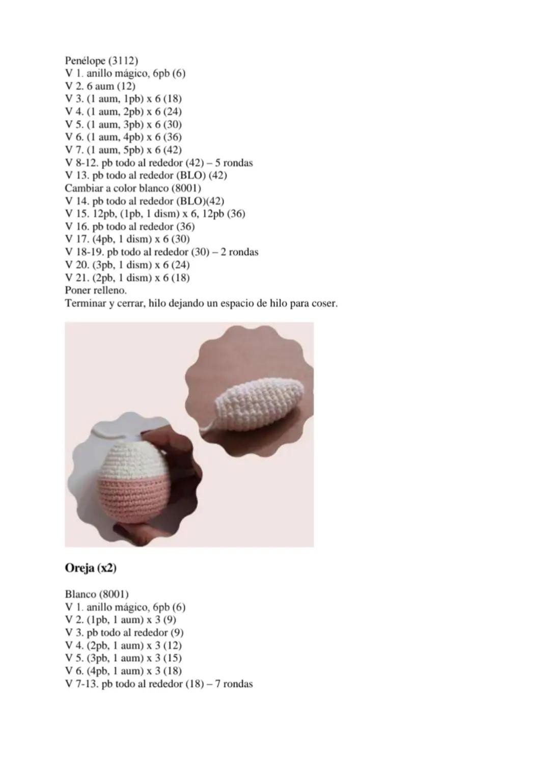 Patrón Gratis Lucía Conejo Amigurumi PDF