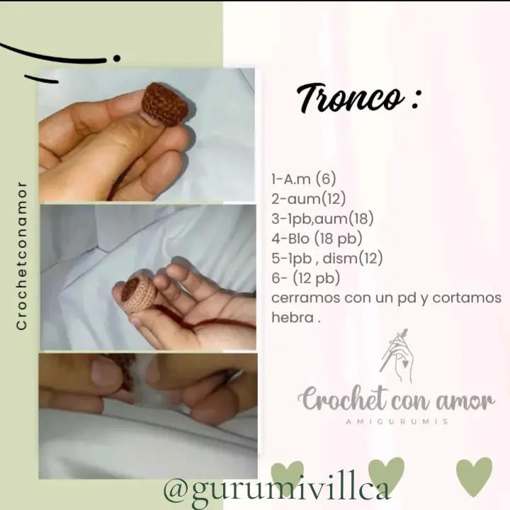 Patrón gratis maceta corazón llavero crochet