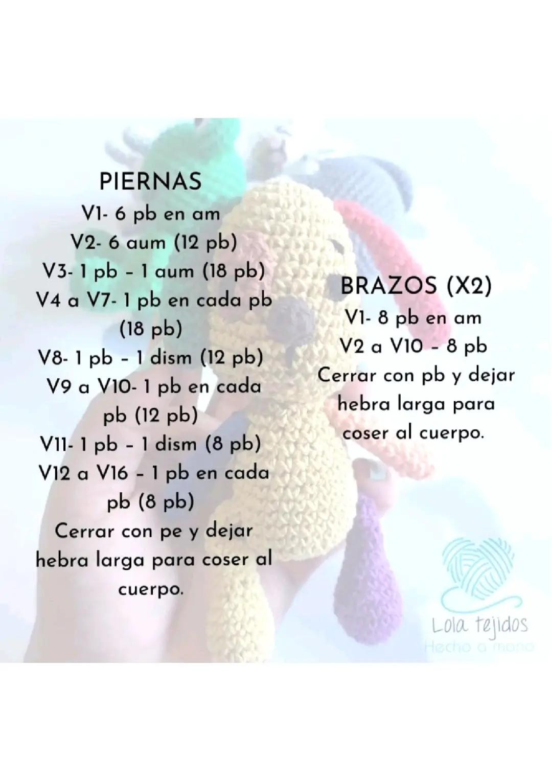 Patrón Gratis Mini Perrito Múltiple Colores