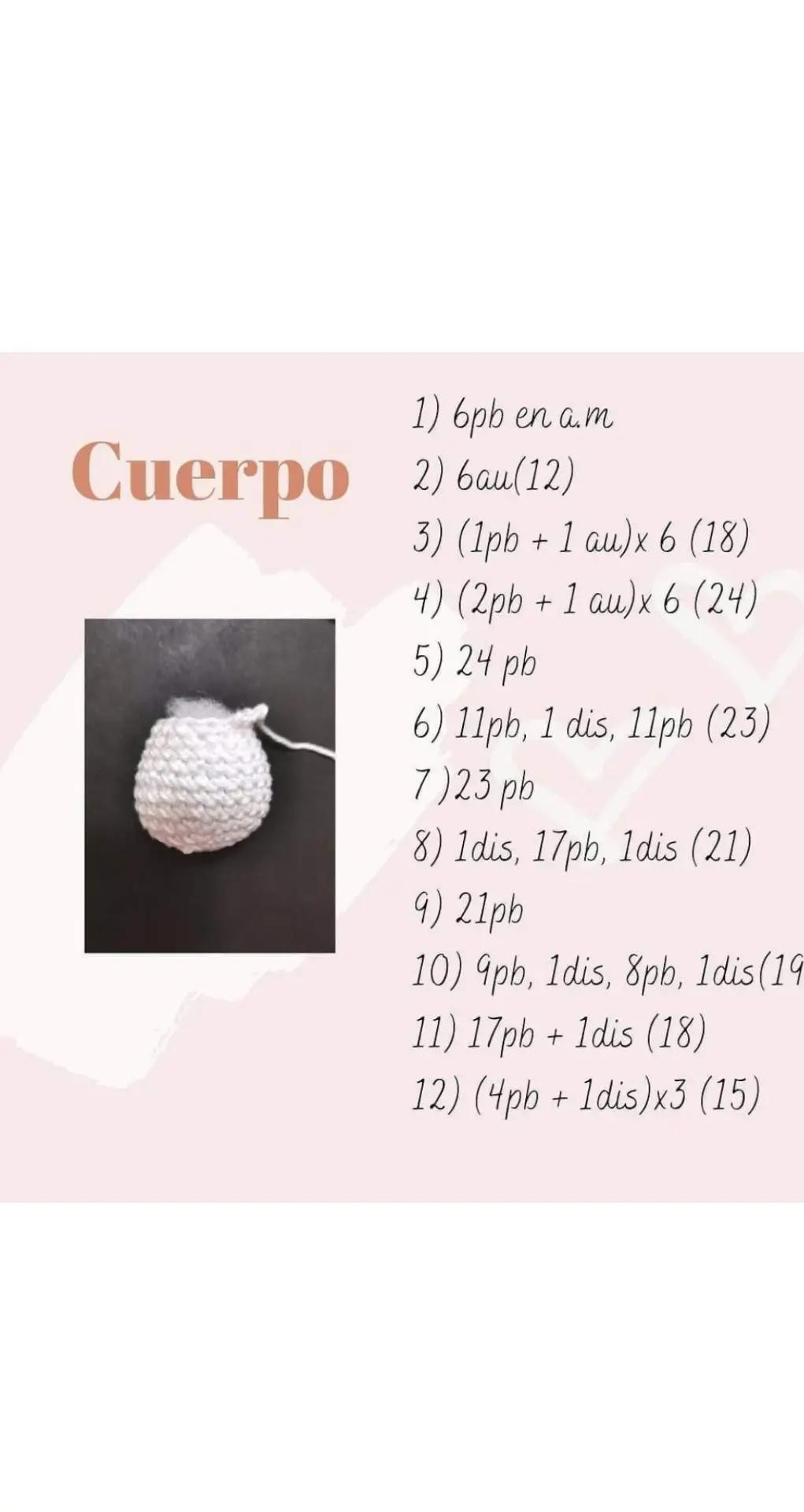 Patrón Gratis Mini Unicornio Pastel Amigurumi