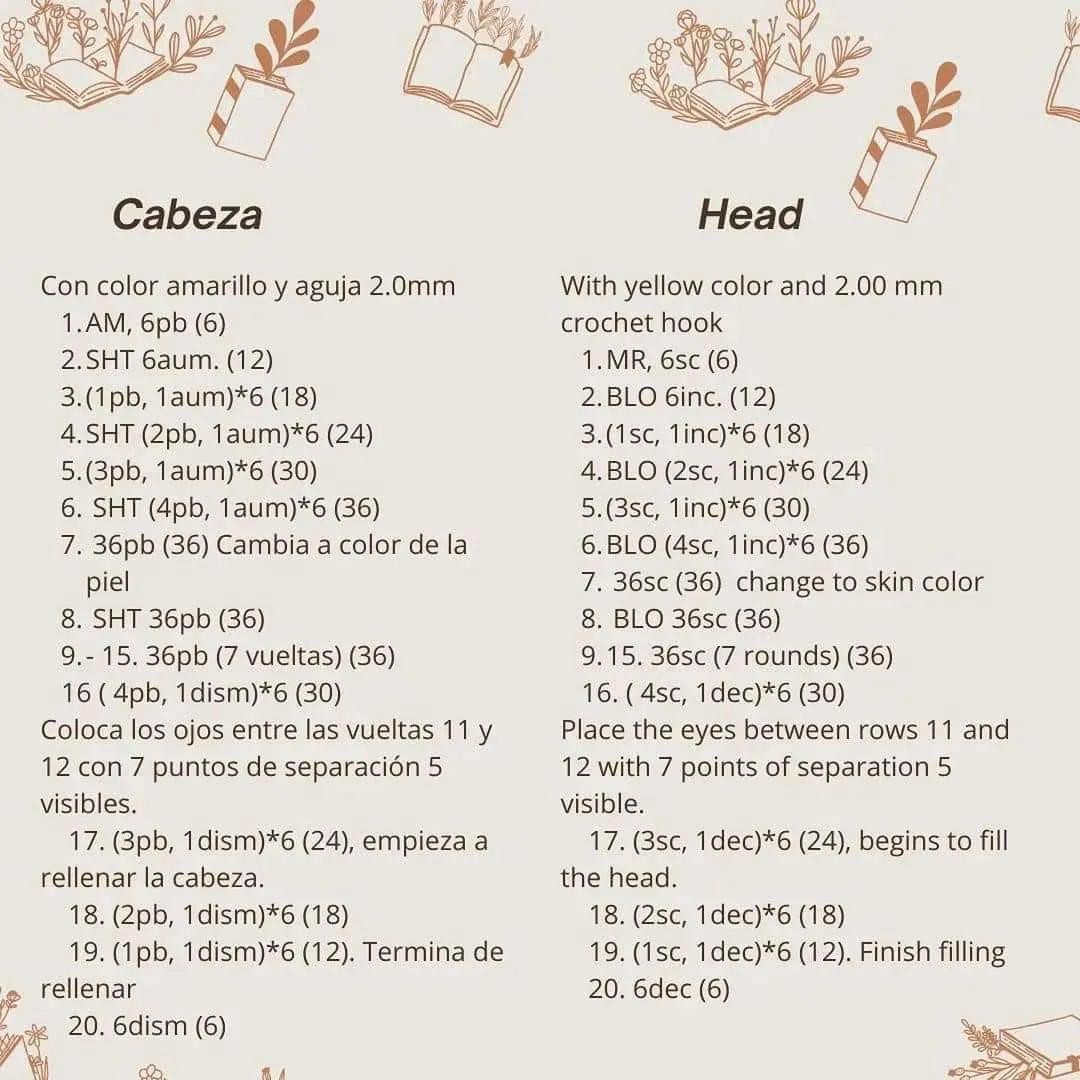 Patrón Gratis Móc Len Bookmark Cậu Bé Hoàng Tử