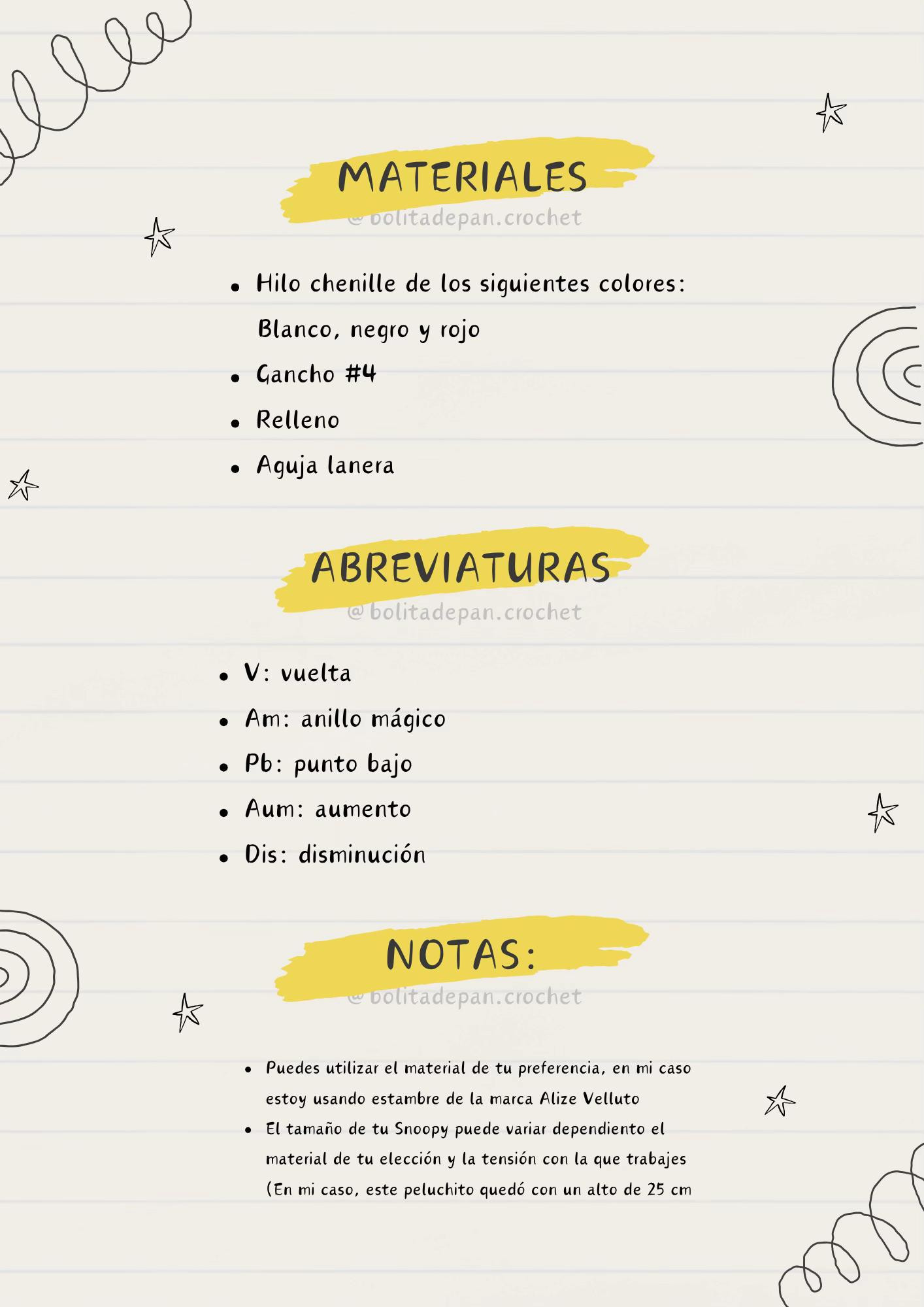 Patrón Gratis Móc Len Snoopy - Búp bê chó trắng đen