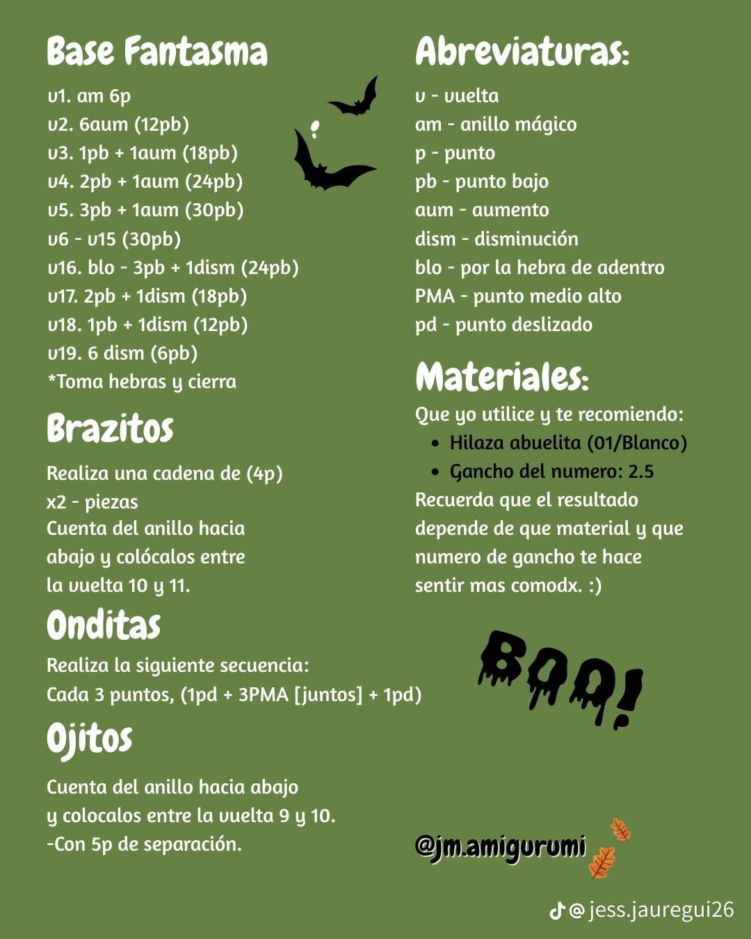 Patrón Gratis Mochila Fantasma Amigurumi Blanco