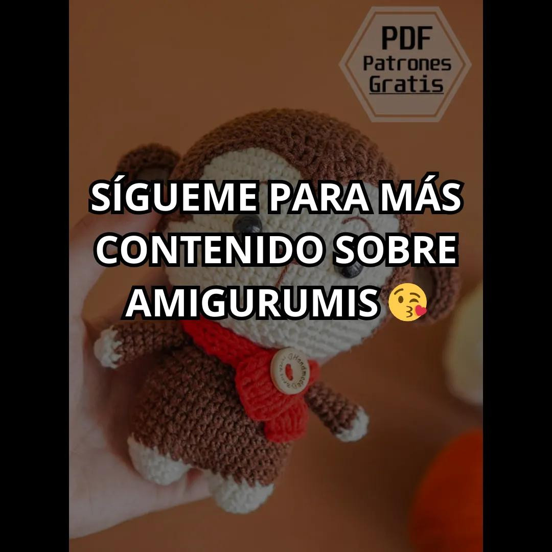 Patrón Gratis Mono Amigurumi: Guía Paso a Paso con Materiales y Abreviaturas