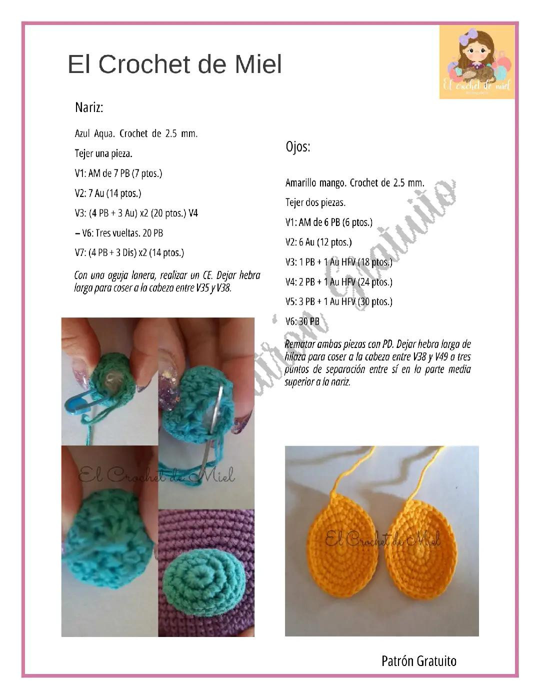 Patrón Gratis Mr. Pulpi: Búp bê mực tím móc len amigurumi