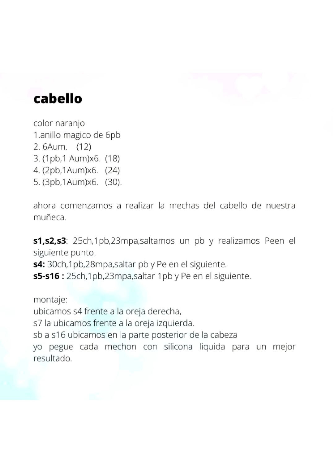 Patrón Gratis Muñeca Amigurumi Black Widow con Pelo Rojo