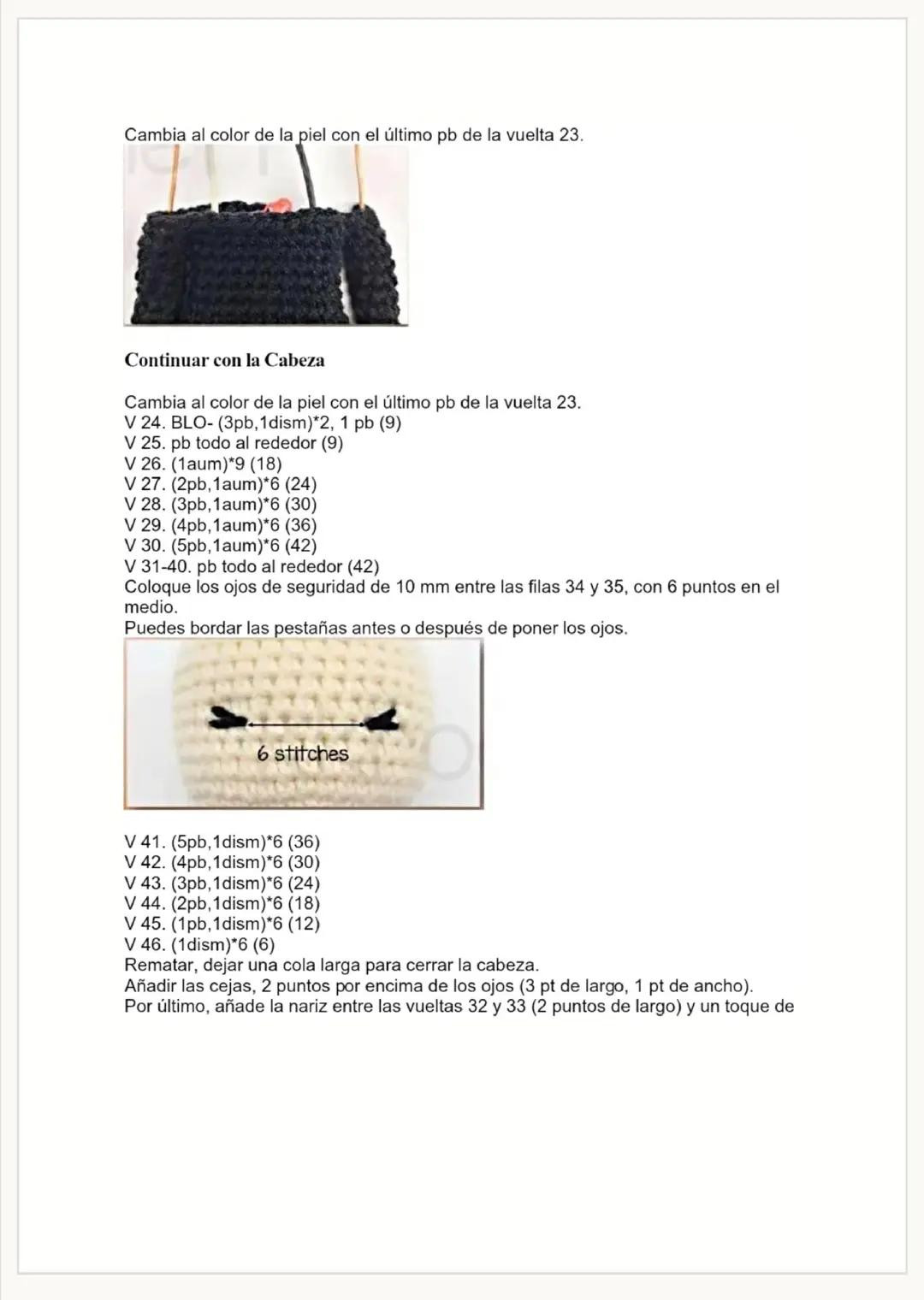 Patrón Gratis Muñeca Amigurumi Calabaza Halloween PDF