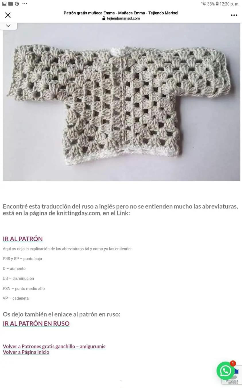 Patrón Gratis Muñeca Emma - Amigurumi con Sombrero y Vestido Rosa