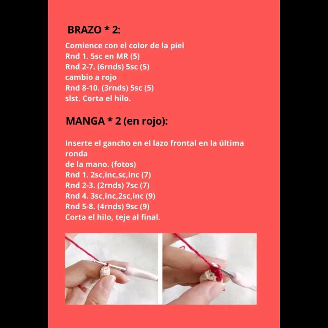 Patrón Gratis Muñeca Pucca Amigurumi Crochet