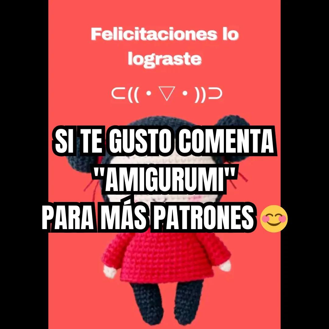 Patrón Gratis Muñeca Pucca Amigurumi Crochet