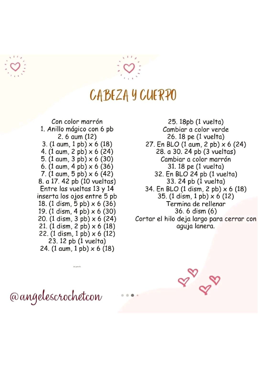 Patrón Gratis Osito Luciano Amigurumi con Corazón