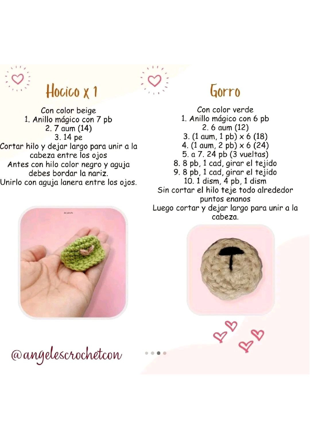 Patrón Gratis Osito Luciano Amigurumi con Corazón