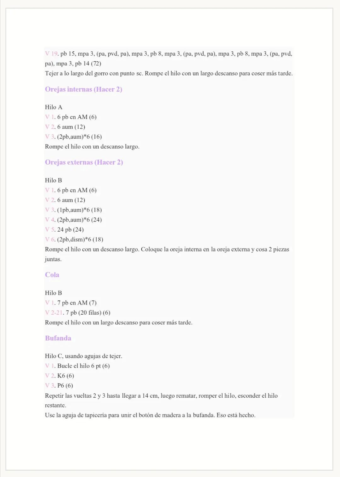 Patrón gratis paso a paso de mono amigurumi con bufanda roja