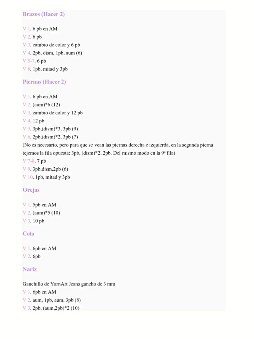 Patrón Gratis Paso a Paso Oso de Peluche Amigurumi con Hilo Felpa y Vestido Verde