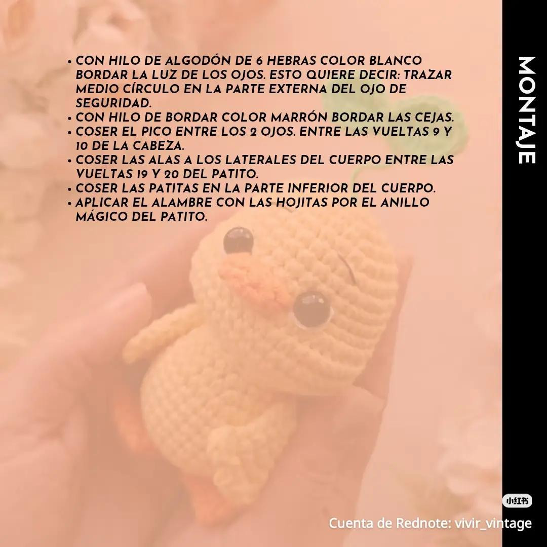 Patrón Gratis Patito Amarillo Móc Len