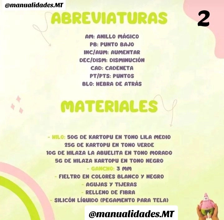 Patrón Gratis Patricio Amigurumi: Tutorial Paso a Paso