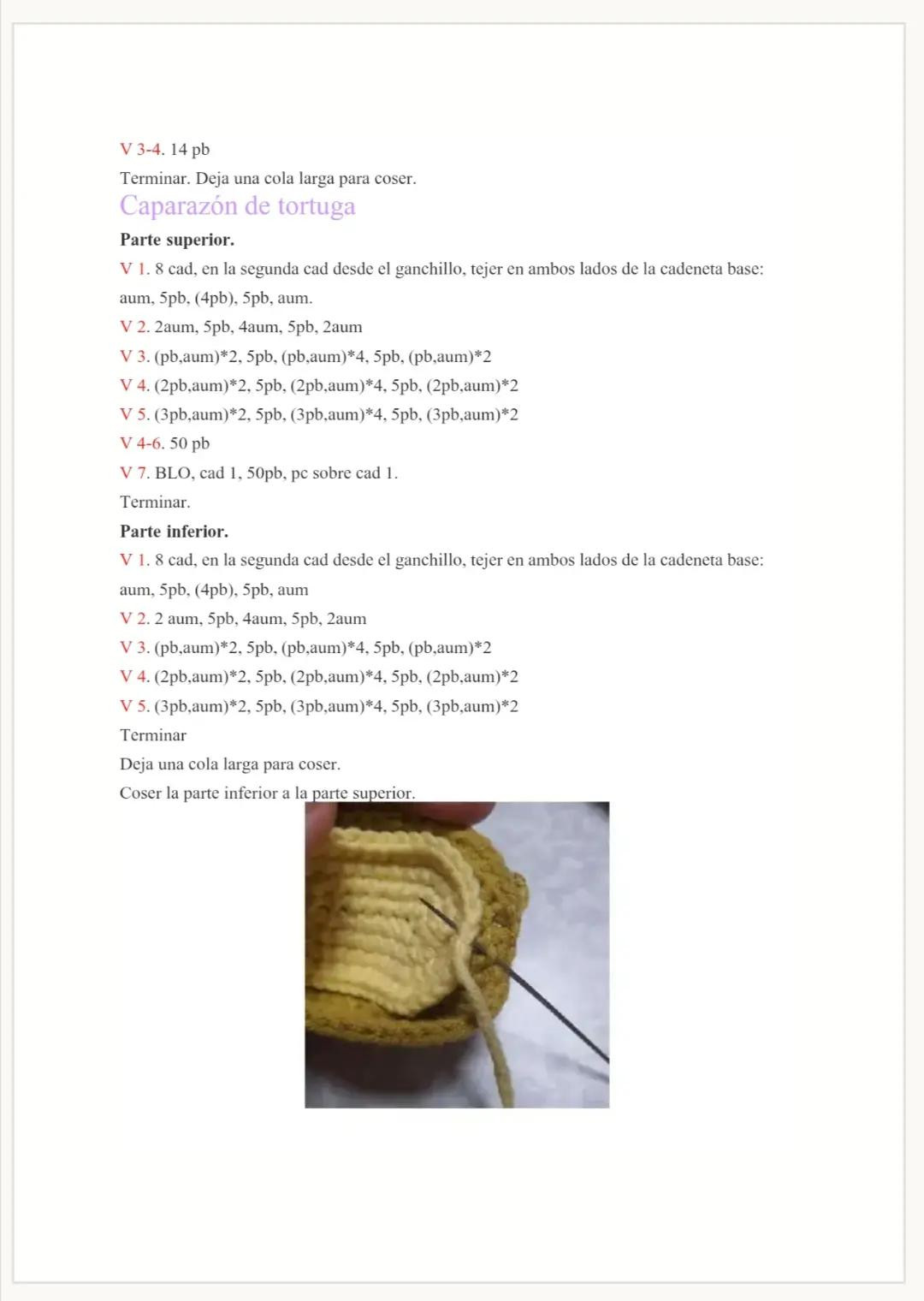 Patrón Gratis PDF Oso Tortuga Amigurumi