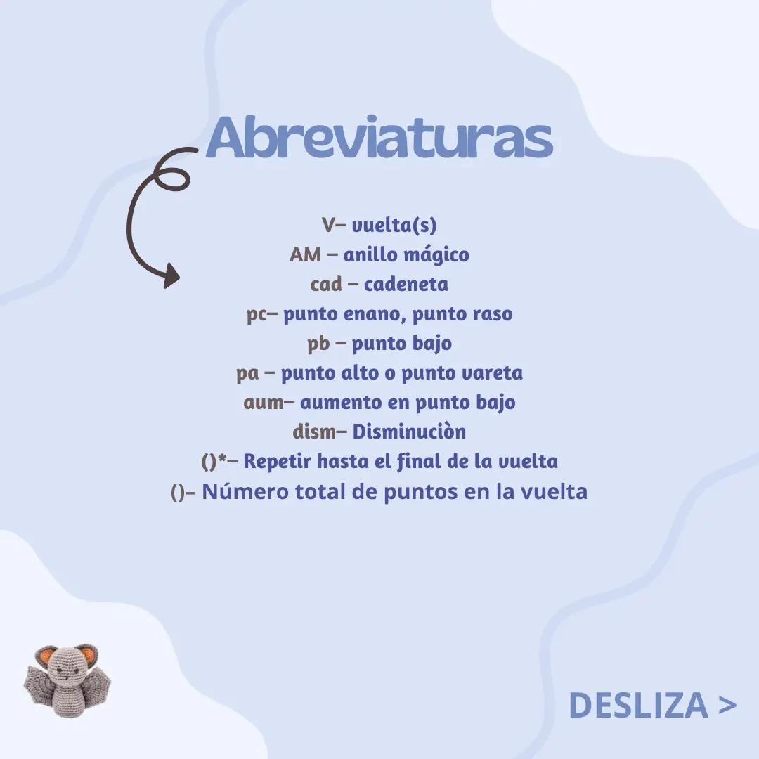 Patrón Gratis Pequeño Murciélago Amigurumi Gris