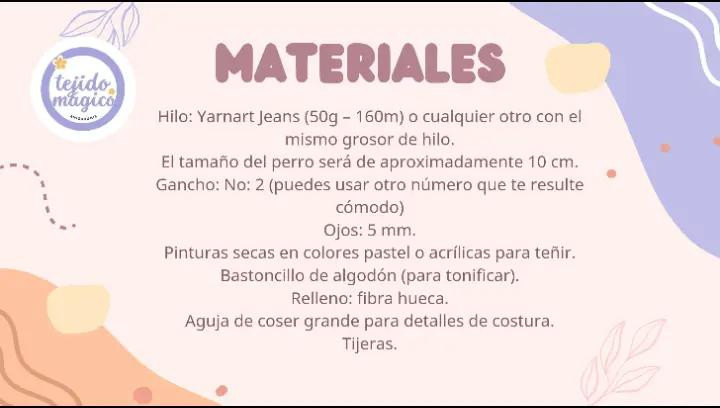 Patrón Gratis Perrito Amigurumi: Guía Completa de Materiales y Instrucciones