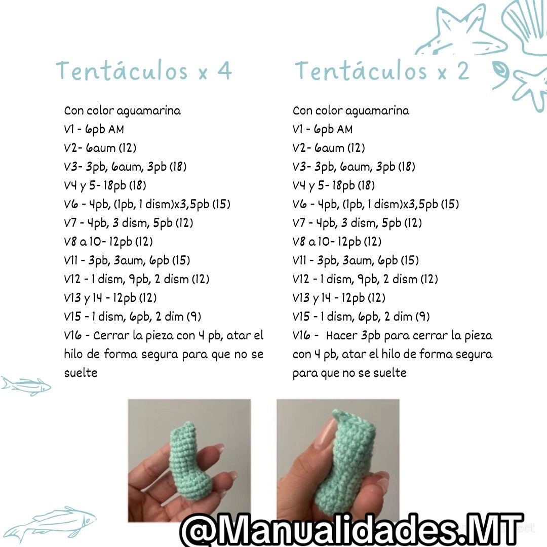 Patrón Gratis Pulpo Pablo: Amigurumi Místico con Tentáculos y Ojos Grandes