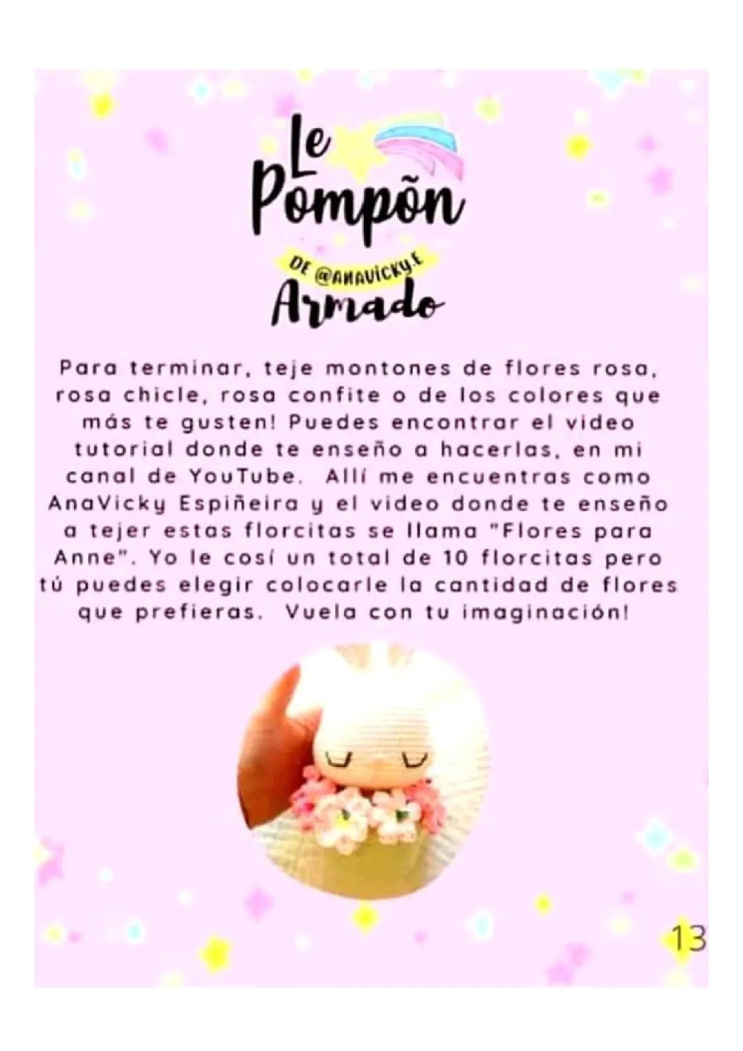 Patrón Gratis Sakura Conejito: Amigurumi Bún Trắng Hoa Anh Đào