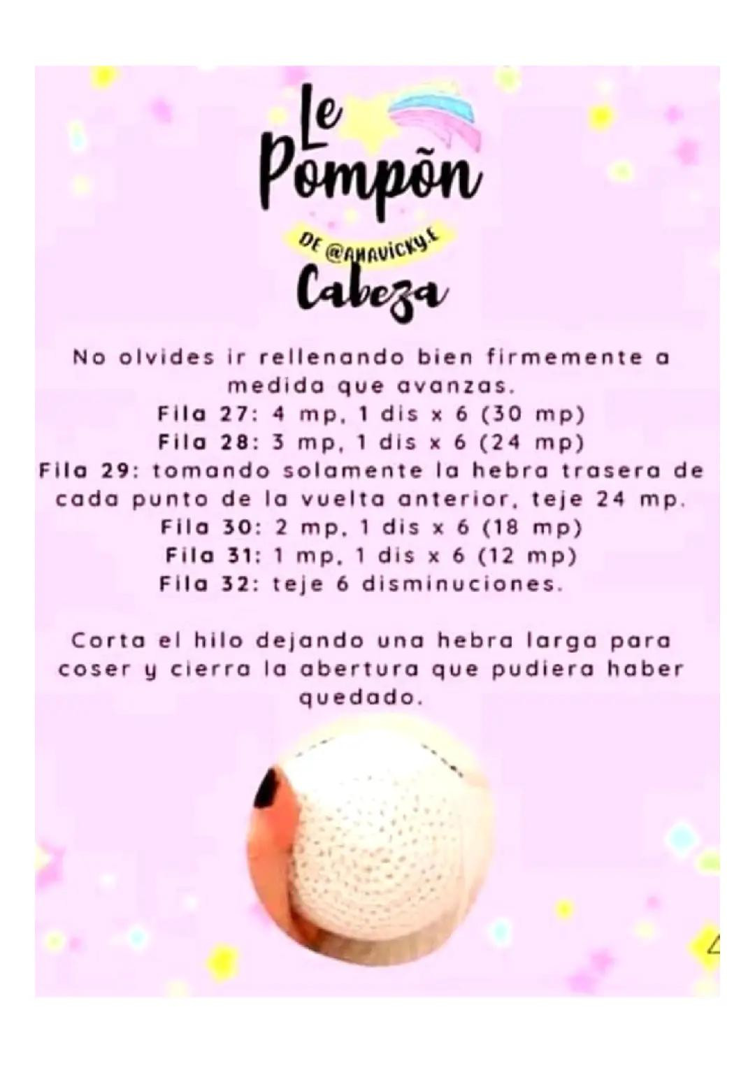 Patrón Gratis Sakura Conejito: Amigurumi Bún Trắng Hoa Anh Đào