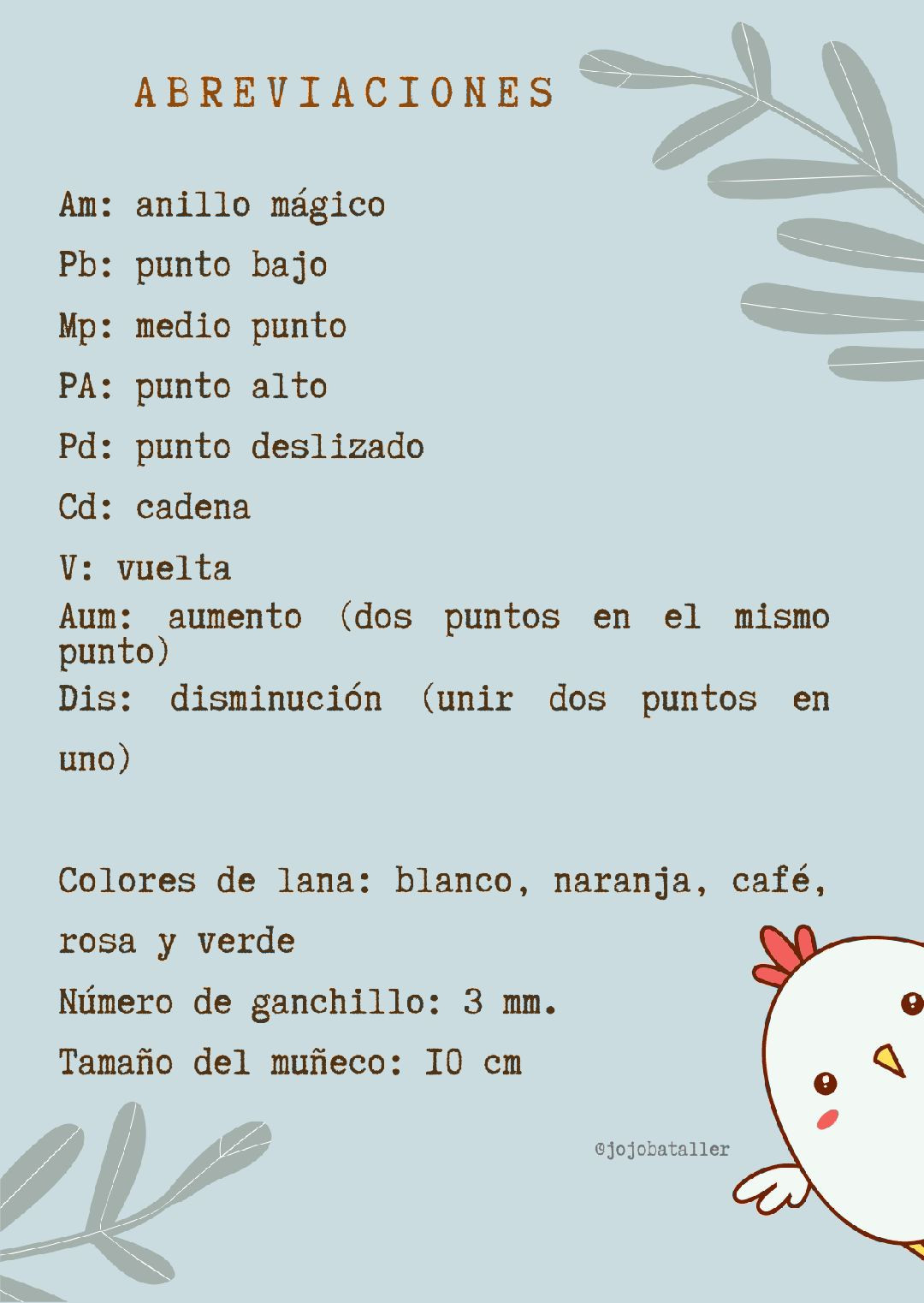 Patrón Gratis Salvador - Búp bê Amigurumi chủ đề gà con màu vàng