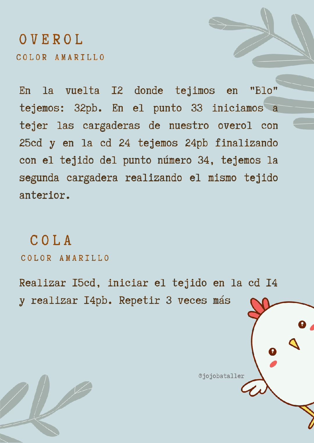 Patrón Gratis Salvador - Búp bê Amigurumi chủ đề gà con màu vàng