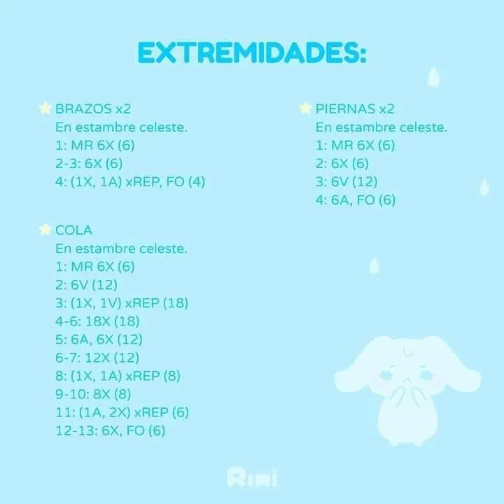 Patrón Gratis Squirtle Pokémon: Guía de Móc Len Amigurumi