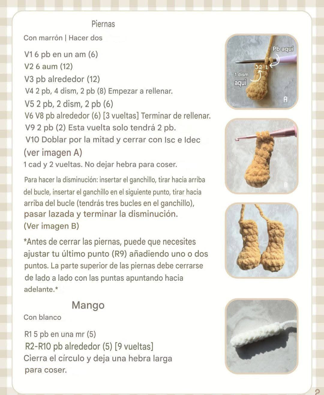 Patrón gratis taza café expresso divertida amigurumi