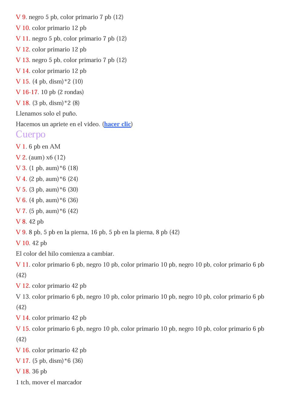 Patrón Gratis Tigre de Peluche Amigurumi Fácil