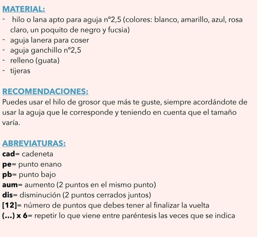 Patrón gratis: Unicornio Amigurumi blanco con crin arcoíris y cuerno amarillo